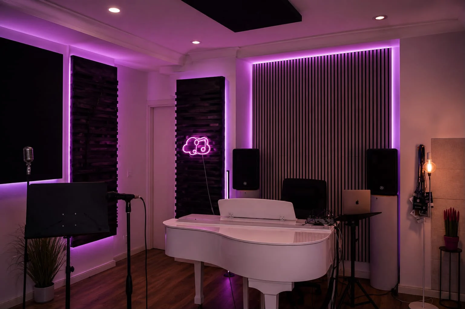 Sala piano per tecnica vocale professionale