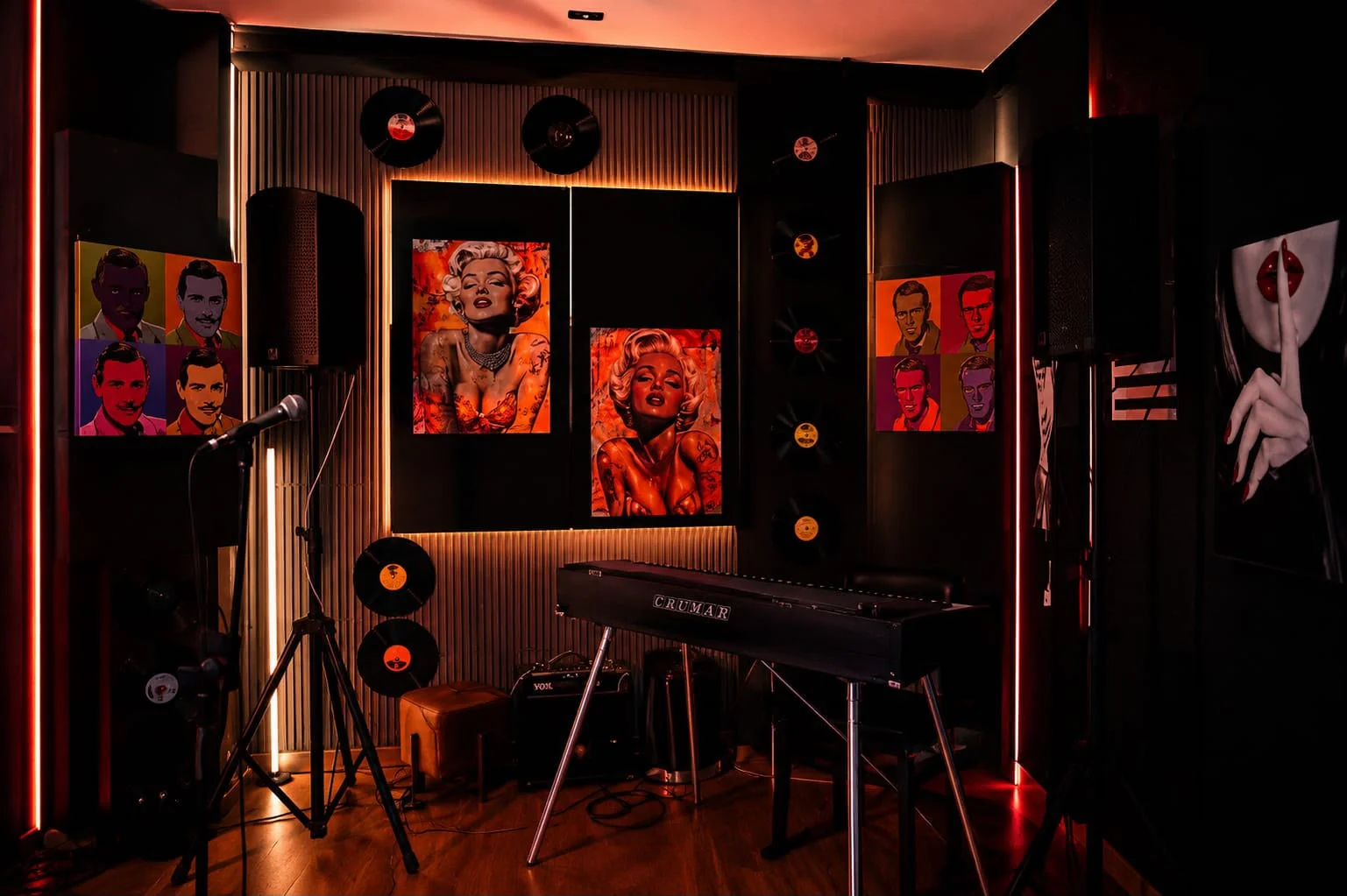 Sala performance RC Voce Produzione per contest e percorsi live